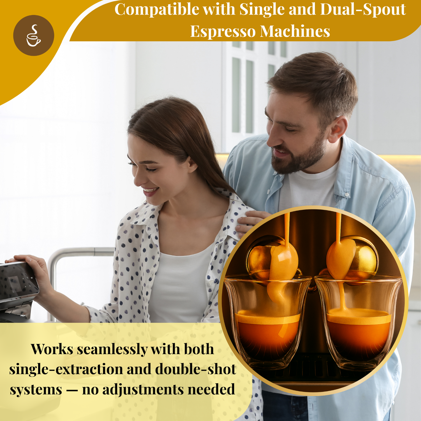 Ice Ball to Enhance Coffee, Stainless Steel Spheres to Enhance Flavor, Reusable and Eco-Friendly, Ideal for Baristas and Coffee Lovers.